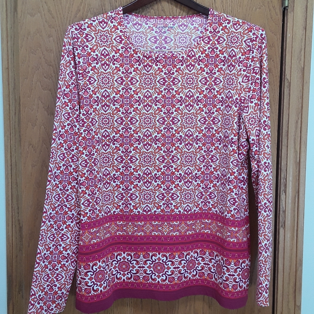 Lands End Long Sleeve Activewear Rashguard
